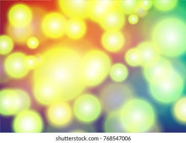 Abstract light green circles