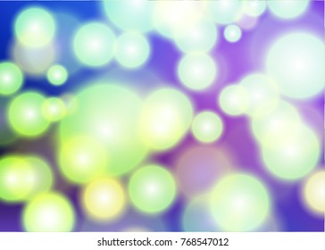 Abstract light green circles