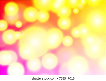 Abstract light green circles