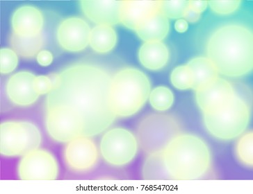 Abstract light green circles