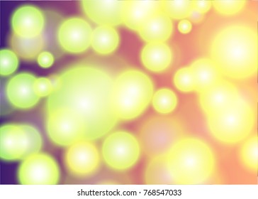 Abstract light green circles