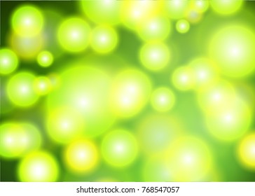 Abstract light green circles