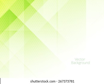 Abstract light green color modern background design. Vector illustration