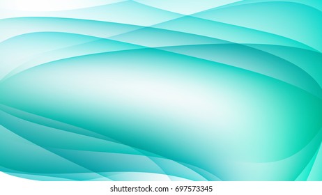 Abstract light green curve background