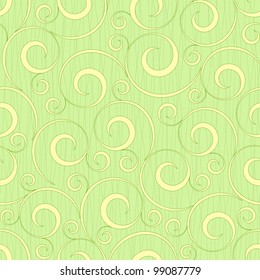 abstract light green floral seamless background