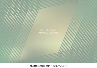 Resumen del fondo de la capa superpuesta geométrica de color verde claro. Fondo abstracto moderno para el diseño. Patrón geométrico. Ilustración vectorial.