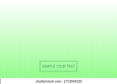 Fondo abstracto del vector geométrico verde claro. Concepto de ecología para su diseño gráfico, banner, afiche, publicidad, tablero de mensajes e infografía. Bandas de degradado verticales.