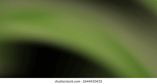 Fondo de gradiente verde claro Abstractas. Textura de seda ondulada sutil minimalista. Ilustración vectorial 3D.