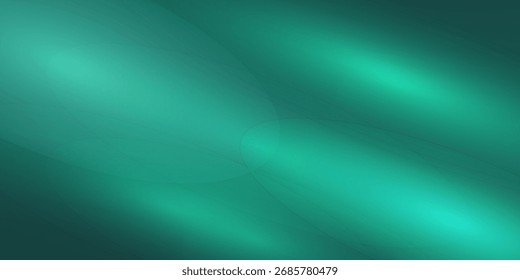 Fondo de gradiente verde claro Abstractas. Textura de seda ondulada sutil minimalista. Ilustración vectorial 3D.