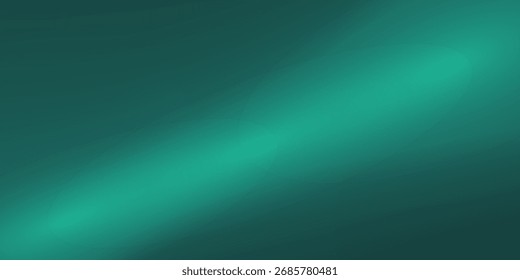 Abstract light green gradient background. Minimalistic subtle wavy silk texture. 3D vector illustration.