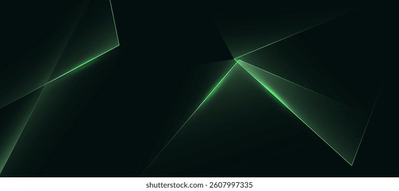 Abstract light green neon technology background, Futuristic digital glowing lines background for presentation business or tech event poster EPS 10