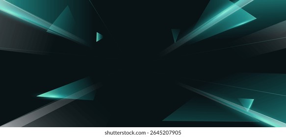 Abstract light green polygon elegant background vector illustration for banner business product present