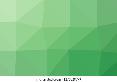 Abstract Light green Polygonal Mosaic Background, modern background, Low Poly Style, Vector illustration, Business Design Templates - Vector