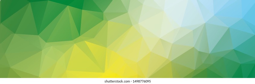 Abstract Light green Polygonal Mosaic Background, modern background, Low Poly Style, Vector illustration, Business Design Templates