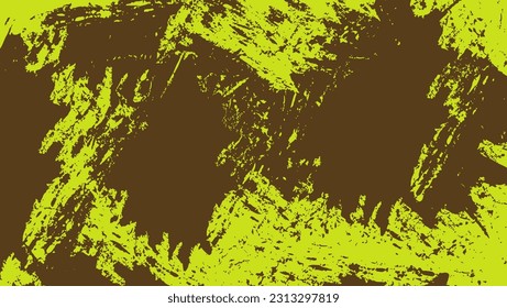 Resumen Textura De Grunge De Rasca Verde Claro En Fondo Marrón