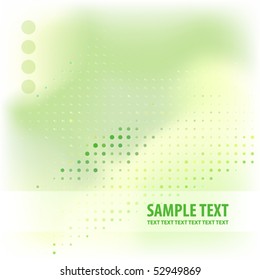 Abstract light green template with copy space