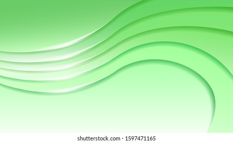 Abstract Light Green Vector Background.