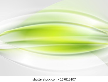 Abstract light green wavy background