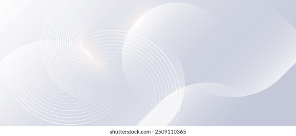 Abstract light grey background with geometric lines. Digital or Technology concept. vector illustration.