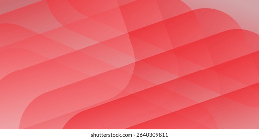 Abstract light grey background with glowing geometric lines. Modern red gradient square shape design. Futuristic technology concept. Suitable for brochure, corporate, website ,modern.