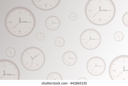 abstract light and grey background for presentations, watch and clock