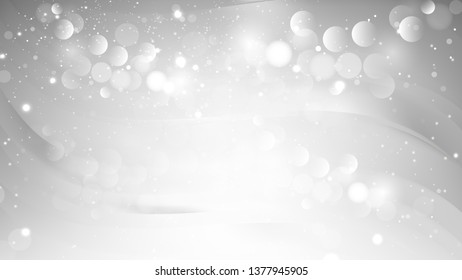 Abstract Light Grey Blur Lights Background