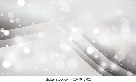 Abstract Light Grey Defocused Lights Background