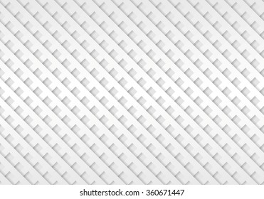 Abstract light grey mesh paper background. Tech squares vector graphic design