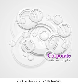 Abstract light grey vector design