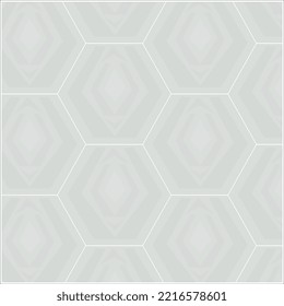 Abstract light hexagon ceramic tiles.  seamless pattern, vector illustration, and light-colored hexagon ceramic tiles.ceramic tiles wall texture, Home Design bathroom wall background.