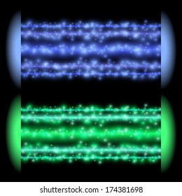 Abstract light lamps vector backround