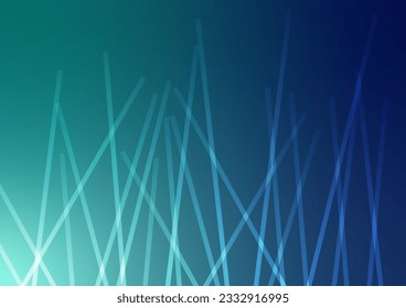Abstract light line dark blue presentation banner background. vector illustration.