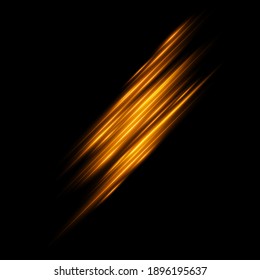 Abstract light line glowing neon motion on black background. Laser beams of lighting motion. Vector illustration