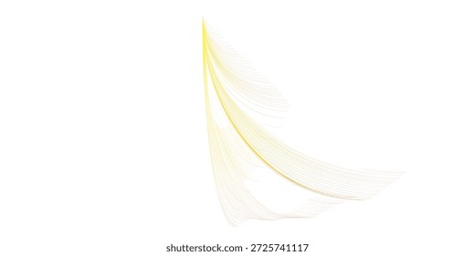 Abstractas líneas de luz de movimiento de alta velocidad con destellos, colores dorados. Curva brillante, línea de velocidad. Movimiento Abstractas. Huellas dinámicas.	