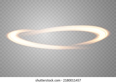 Abstract light lines of movement and speed with white color glitters. Light everyday glowing effect. semicircular wave, light trail curve swirl, car headlights, incandescent optical fiber png.
