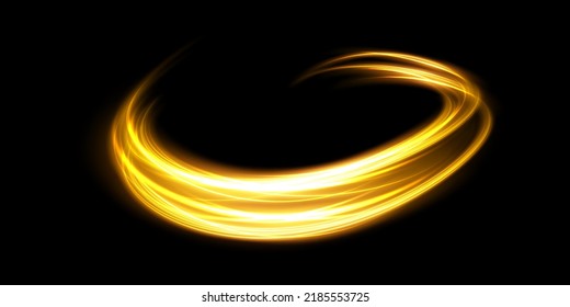 Abstract light lines of movement and speed. light ellipse. Galaxy Glint. Glowing podium. Space tunnel. Light everyday glowing effect. semi-circular wave, light trail curve swirl. Bright spiral. 