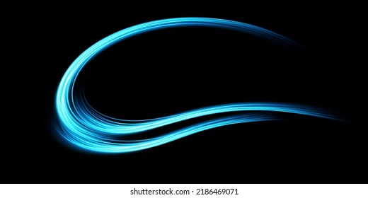 Abstract light lines of movement and speed. light ellipse. Galaxy Glint. Glowing podium. Space tunnel. Light everyday glowing effect. semi-circular wave, light trail curve swirl. Bright spiral. 