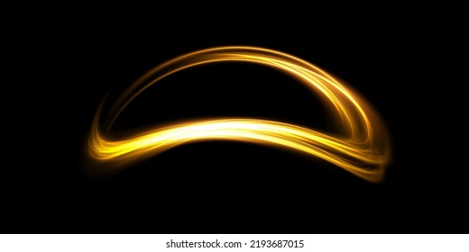Abstract light lines of movement and speed. light ellipse. Galaxy Glint. Glowing podium. Space tunnel. Light everyday glowing effect. semi-circular wave, light trail curve swirl. Bright spiral. 