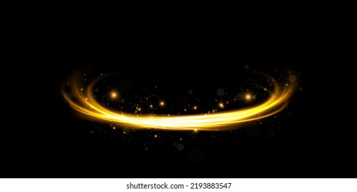 Abstract light lines of movement and speed. light ellipse. Galaxy Glint. Glowing podium. Space tunnel. Light everyday glowing effect. semi-circular wave, light trail curve swirl. Bright spiral. 