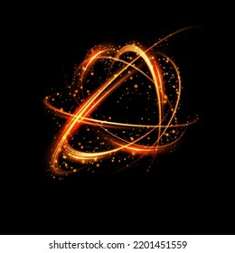 Abstract light lines of movement and speed. light ellipse. Galaxy Glint. Glowing podium. Space tunnel. Light everyday glowing effect. semi-circular wave, light trail curve swirl. Bright spiral. 