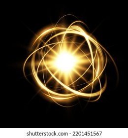 Abstract light lines of movement and speed. light ellipse. Galaxy Glint. Glowing podium. Space tunnel. Light everyday glowing effect. semi-circular wave, light trail curve swirl. Bright spiral. 