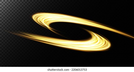 Abstract light lines of movement and speed. light ellipse. Galaxy Glint. Glowing podium. Space tunnel. Light everyday glowing effect. semi-circular wave, light trail curve swirl. Bright spiral. 