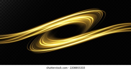 Abstract light lines of movement and speed. light ellipse. Galaxy Glint. Glowing podium. Space tunnel. Light everyday glowing effect. semi-circular wave, light trail curve swirl. Bright spiral. 