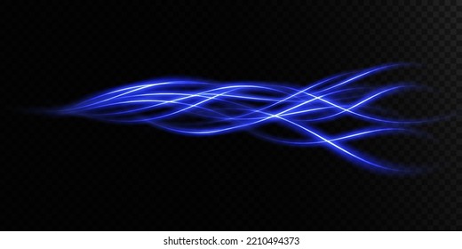 Abstract light lines of movement and speed. light blue ellipse. Glitter Galaxy. Glowing podium. Space tunnel. Light everyday glowing effect. semicircular wave, light vortex wake. Bright spiral.
