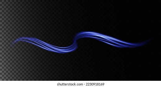 Abstract light lines of movement and speed. light blue ellipse. Glitter Galaxy. Glowing podium. Space tunnel. Light everyday glowing effect. semicircular wave, light vortex wake. Bright spiral.
