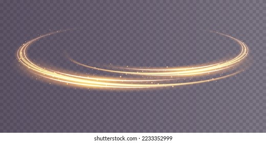 Abstract light lines of movement and speed. light ellipse. Galaxy Glint. Glowing podium. Space tunnel. Light everyday glowing effect. semi-circular wave, light trail curve swirl. Bright spiral. 