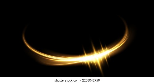 Abstract light lines of movement and speed. light ellipse. Galaxy Glint. Glowing podium. Space tunnel. Light everyday glowing effect. semi-circular wave, light trail curve swirl. Bright spiral. 