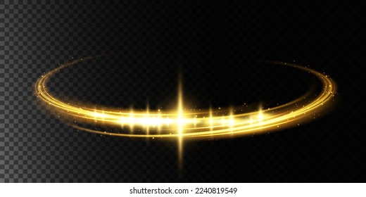 Abstract light lines of movement and speed. light ellipse. Galaxy Glint. Glowing podium. Space tunnel. Light everyday glowing effect. semi-circular wave, light trail curve swirl. Bright spiral. 