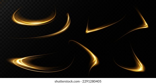 Abstract light lines of movement and speed. light ellipse. Galaxy Glint. Glowing podium. Space tunnel. Light everyday glowing effect. semi-circular wave, light trail curve swirl. Bright spiral. 