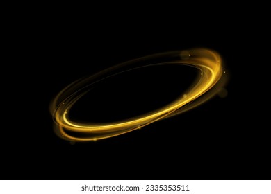 Resumen de líneas de luz de movimiento y velocidad. elipse de luz. Galaxy Glint. Podio brillante. Túnel espacial. Efecto luminoso diario. onda semicircular, giro de la curva de traza luminosa. Espiral brillante.